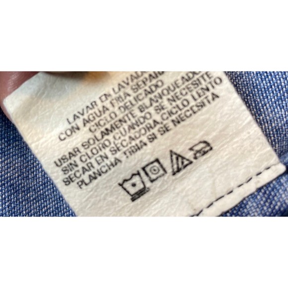 Women’s ‘Solutions Original’ Denim Button Down Dog Theme, size large - Picture 5 of 16